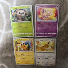 皮卡丘　夢幻　伊布　木木梟　寶可夢卡牌　組合販售