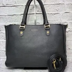 美品✨マッキントッシュフィロソフィー A4 2way シボ革 チェック柄 トートのサムネイル
