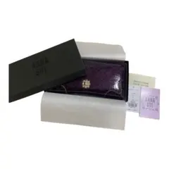 ANNA SUI 長財布　紫　パープルのサムネイル