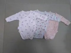 ユニクロ ボディスーツ 肌着 60cm 3枚セット