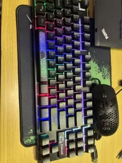 新品未使用RGBメカニカルキーボードとゲーミングマウスセット