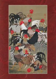 群鶏図 / 浮世絵 / ブロマイド