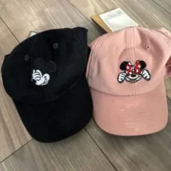 ディズニー ミッキー ミニー キャップ 2色セット