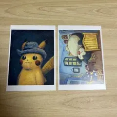ゴッホピカチュウ イーブイ　ポストカード　6枚セット ゴッホピカチュウ ポケモンカード ポストカード6枚セット付き