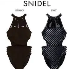 SNIDEL ドット柄 ♡ワンピース水着
