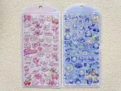【ボンボンドロップシール パールベール2点セット】 よるえな ぴんきー ぷくぷく