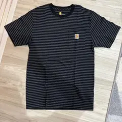 【希少柄　極美品】Carhartt ボーダーポケットTシャツ Sサイズ
