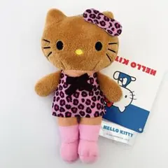 ハローキティ　マスコット　あしなが ver. 日焼けキティ　ギャル