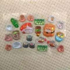 お寿司　柴犬　猫　ボンボンドロップシール　おすそ分け　動物　シール交換　食べ物