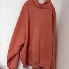 ESSENTIALS パーカー ピンクオレンジ