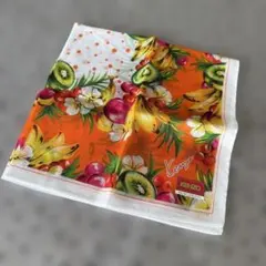 KENZO ハンカチ フルーツ柄 オレンジのサムネイル