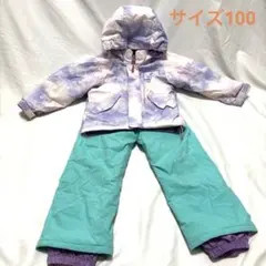 子ども用スキーウェア【サイズ100】腕、脚長さ調整紐あり
