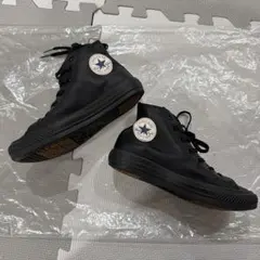 CONVERSE ブラック ハイカットスニーカー