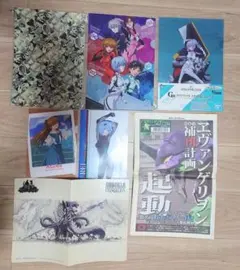 エヴァンゲリオン グッズ8点 特別企画新聞 一番くじ ゴジラ対エヴァ