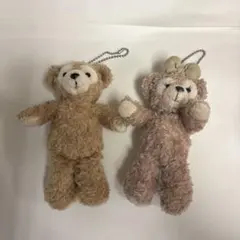 Duffy ぬいぐるみ キーホルダー付き 2体セット