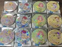 アイカツ　サンリオ　ホログラム缶バッジ　12点セット