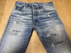 雰囲気抜群‼️リーバイス501リペア加工✨