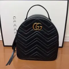 GUCCI GGマーモント キルティングレザー バックパックのサムネイル