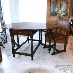 アンティーク 家具 ゲートレッグテーブル 1930年頃 英国 096B - メルカリ
