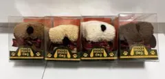 【新品未使用/匿名配送】モコモコドッグタオルハンカチ4色セットのサムネイル