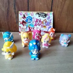 プリキュア フィギュア 8体セット　バースデーカード付き☆