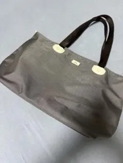 美品　ハナエモリ　HANAEMORI トートバッグ　グレーのサムネイル