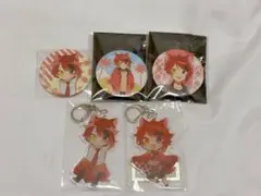 すとぷり 莉犬 缶バッジ アクリルキーホルダー