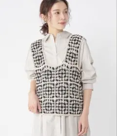 スタジオクリップ　クロシェレースビスチェ