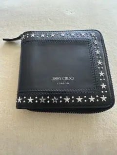 Jimmychoo 3つ折り財布 ブラック - メルカリ