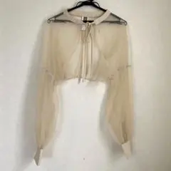 シースルー　レース　カーディガン　ボレロ　SHEINのサムネイル