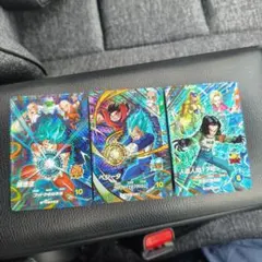 ドラゴンボールスーパーダイバーズ　孫悟空　ベジータ　人造人間17号　宝箱3枚組