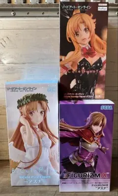 アスナ フィギュア3個セット ソードアート・オンライン