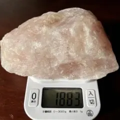 天然石　大きなローズクォーツ原石　１.８kg