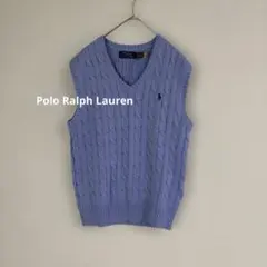 Polo Ralph Lauren Ｖネックケーブル編みベスト ラルフローレン