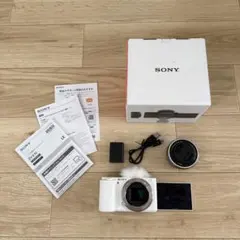 ☆早い者勝ち！【SONY ZV-1F ホワイト】32GB SDカード付 - メルカリ