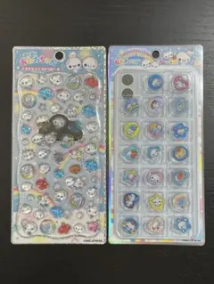 プチドロップステッカー　あわわちゃん　おはじきシール　おはじき仕様　プチドロ