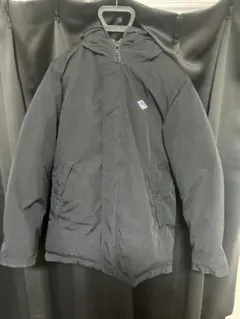 Danton ダウンジャケット 黒 グレー フード付き