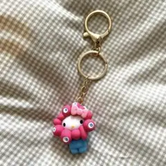 【開封のみ未使用】ミャクミャク なりきり立体マスコットカラーキーホルダー