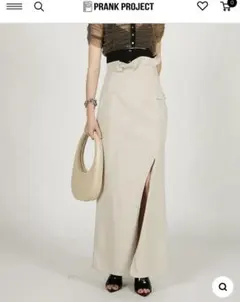 PRANK PROJECT Sculpted Denim Maxi Skirtのサムネイル