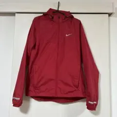 【美品】NIKE ナイキ フード付きウィンドブレーカー M レッド⑩