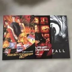 007 映画パンフレット3冊セット　ピアースブロスナン　ダニエルグレイグ