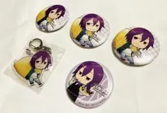 黒子のバスケ アニメイトカフェコラボ 缶バッジ＆アクキーセット 紫原敦