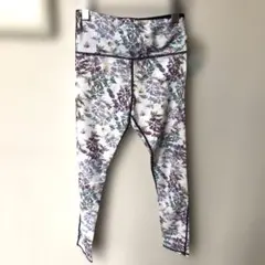 ヨガフィッネス用ハイウエストレギンス　サルビア　Ｍサイズ #285 水陸両用