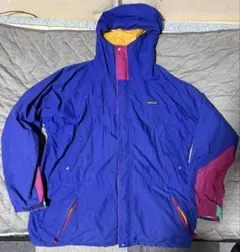 90s Patagonia ガイドシェルジャケット　古着　Lサイズ　紫のサムネイル