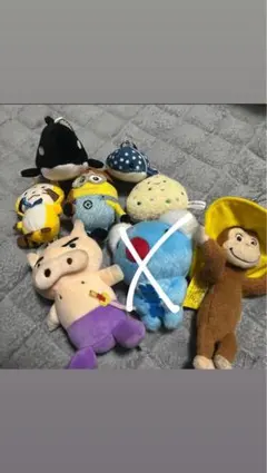 キャラクターぬいぐるみセット 6点（バラ売り可）