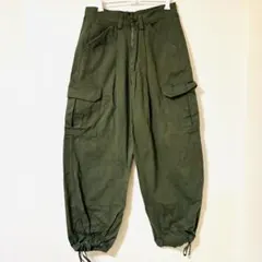 COUNTRY MOMENT カーゴパンツ サイズ1 オリーブ カーキ グリーンのサムネイル