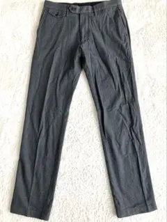 旧タグ　オールドUNIQLO ユニクロ　感動パンツ　千鳥柄スラックスW76