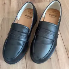 21cm devirock キッズローファー黒