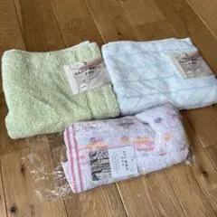 フェイスタオル 3点セット セブン 無撚糸 ECO エコ ふんわり タオル
