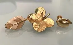 ヴィンテージ●片耳イヤリング　3点